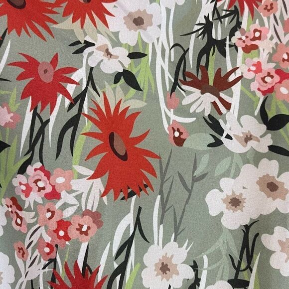 NWT Women's Blouse Women's Size XL Multicolor Button Front Long Sleeve Floral - Picture 6 of 12